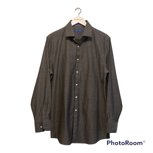 Vince Camuto Slim Fit Long Sleeve Button Up Dress Shirt | Neck 16 1/2 34/35 - Picture 1 of 12